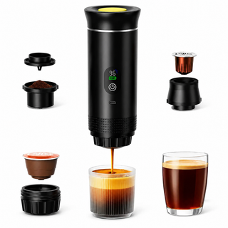 Yozcoffee Portable Capsule Coffee Machine NS/DG Capsules " Ground Coffee — imagen del producto