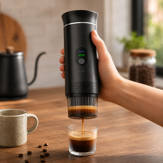 Yozcoffee Portable Capsule Coffee Machine NS/DG Capsules " Ground Coffee — vista alternativa