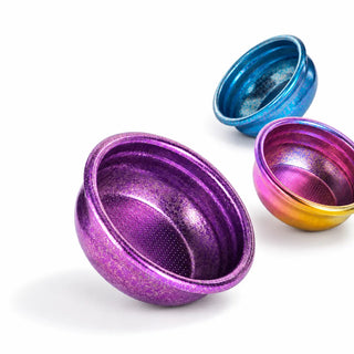 Yozcoffee Espresso Copa de Dosificación Pure Titanium Powder Bowl Iridescent — imagen del producto