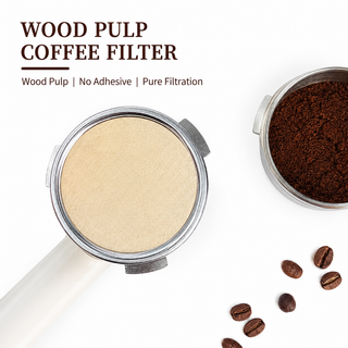 Filtros de papel Yozcoffee para cafetera moka de 53-58 mm, pulpa de madera, 100 unidades — vista alternativa