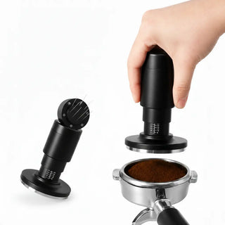 Yozcoffee Spring cargado Tamper WDT Distribuidor 51/53/58.35mm Acero inoxidable — imagen del producto