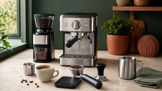 Kit inicial para cafetera espresso: qué necesitan los principiantes