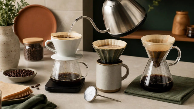 Mejores cafeteras pour-over: guía de temperatura del agua