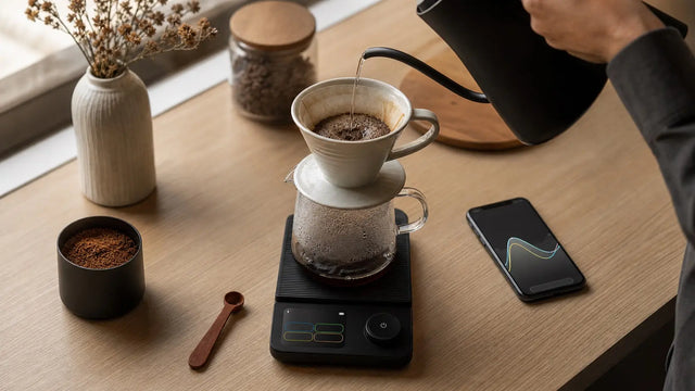Báscula de café inteligente Bluetooth: una forma más precisa de preparar café