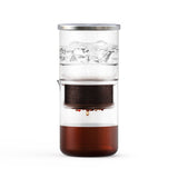 Cafetera Yozcoffee para cold brew por goteo de hielo, 300 ml, vidrio transparente