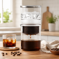 Cafetera Yozcoffee para cold brew por goteo de hielo, 300 ml, vidrio transparente - miniatura 2