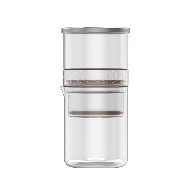 Cafetera Yozcoffee para cold brew por goteo de hielo, 300 ml, vidrio transparente - imagen del producto