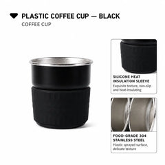 Taza térmica Yozcoffee de 300 ml con funda de silicona