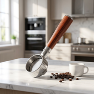 Yozcoffee Breville Inoxidable Portafilter 54mm Walnut Wood Handle for Breville 8 series - miniatura 2