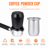 Yozcoffee Breville Espresso Copa de Dosificación 54mm Aleación de aluminio negro/plata - miniatura 2