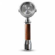 Yozcoffee E61 Portafilter 58mm Wood Handle Bottomless &amp; Spouted - miniatura 1