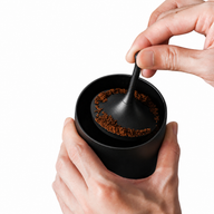 Yozcoffee Espresso Copa de Dosificación 58mm Aleación de aluminio Distribuidor Negro/plata - miniatura 2