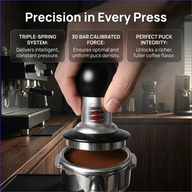 Prensador de espresso Yozcoffee de 58 mm en aluminio con diseño de impacto - miniatura 3