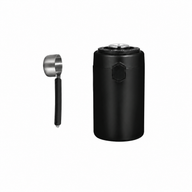 Yozcoffee Airtight Cafe Canister 600ml 304 de acero inoxidable Humidity Gauge Negro/Cream - miniatura 1
