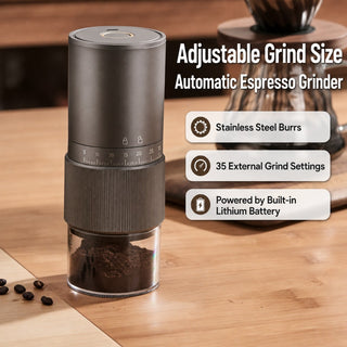 Molinillo automático de espresso Yozcoffee USB-C con 35 ajustes — vista alternativa