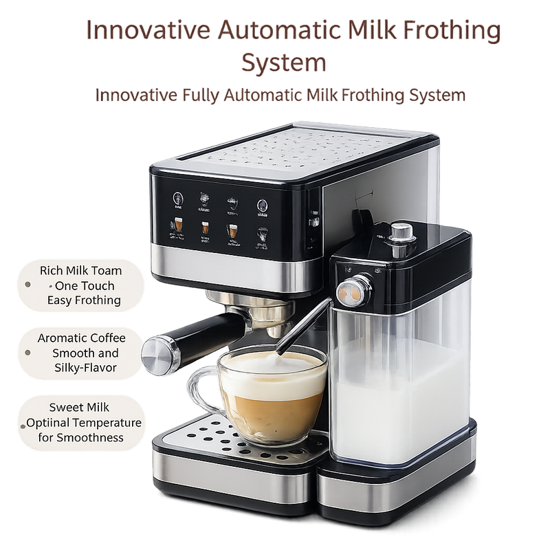 Máquina de café Yozcoffee Espresso 20 Bar de acero inoxidable - imagen del producto