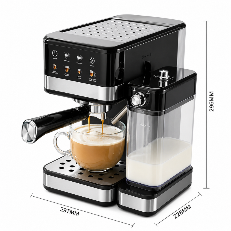 Máquina de café Yozcoffee Espresso 20 Bar de acero inoxidable - imagen del producto