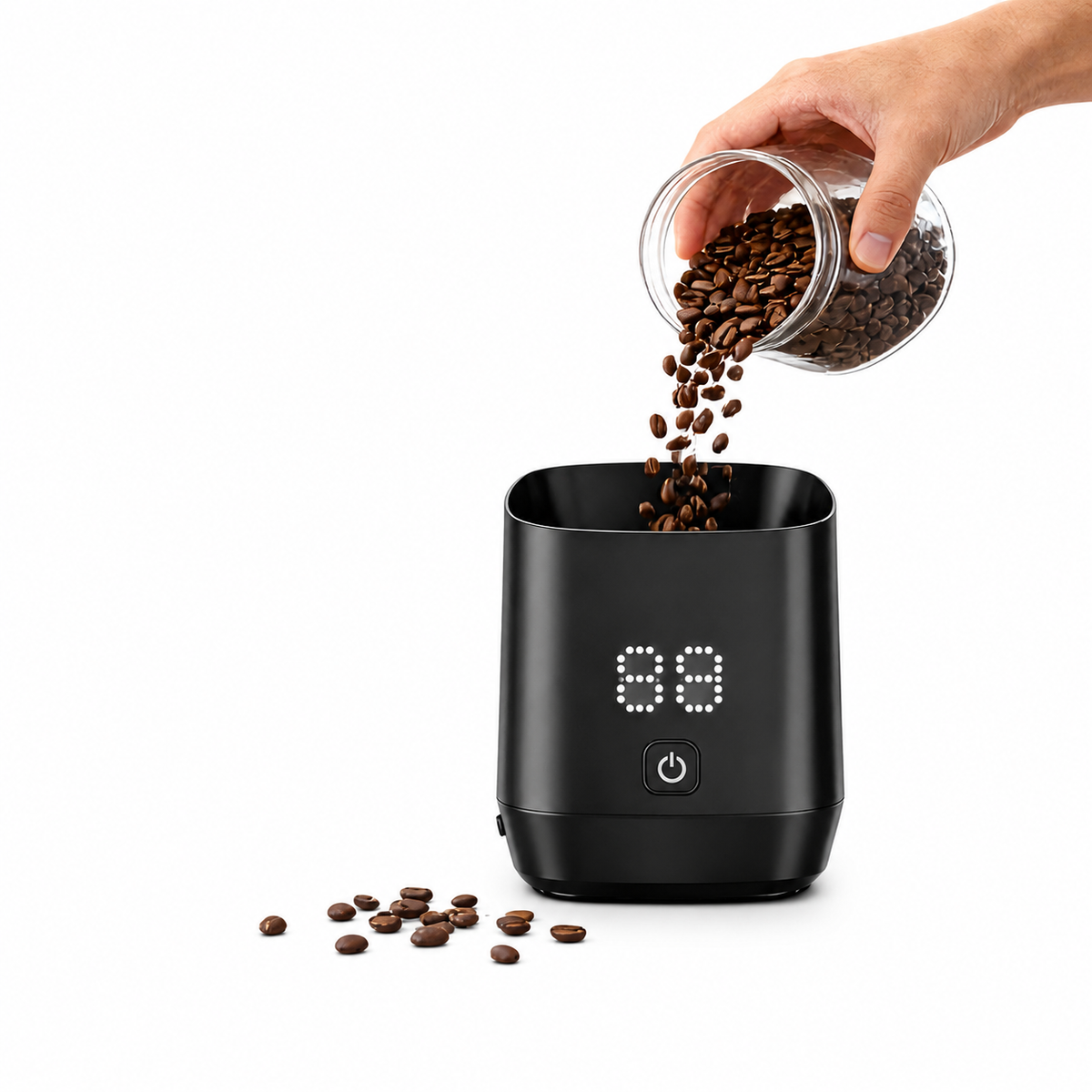 Yozcoffee Recargable Copa de Pesado de Cafetera, 0.01g Precisión - imagen del producto