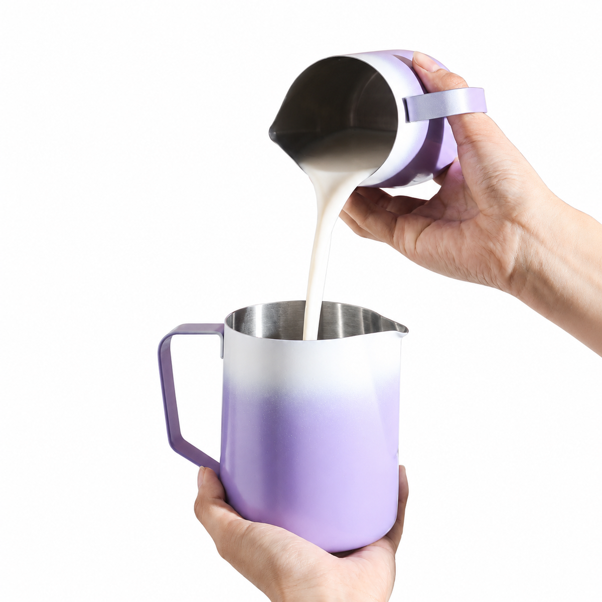 Yozcoffee Latte Art Milk Pitcher 350/600ml 304 de acero inoxidable - imagen del producto