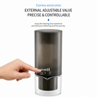 Cafetera cold brew Yozcoffee por goteo en frío con flujo ajustable - miniatura 4