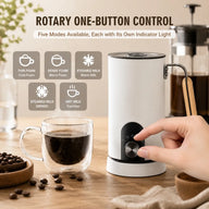 Yozcoffee 5-in-1 Automatic Milk Frother – Hot & Cold Foam for Latte & Cappuccino - miniatura 4