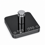 Escala de café Yozcoffee con Timer 2kg 0.1g Aleación de aluminio USB-C Negro