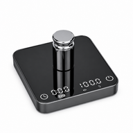 Escala de café Yozcoffee con Timer 2kg 0.1g Aleación de aluminio USB-C Negro - miniatura 1