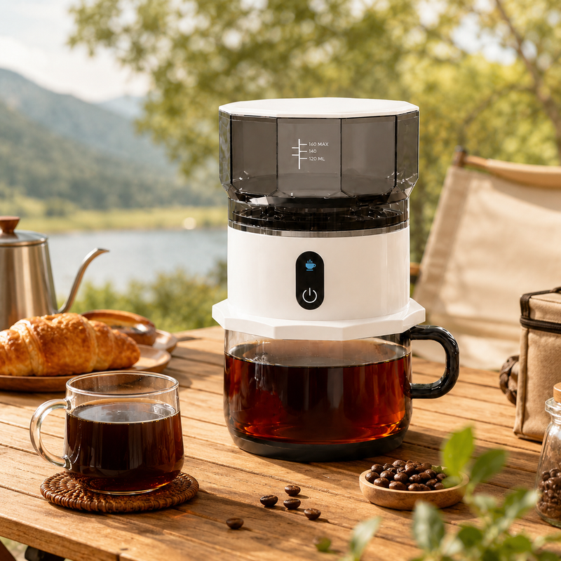 Yozcoffee portable cafetera automatico 160ml Mini Drip Brewer - imagen del producto