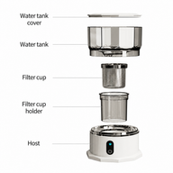 Yozcoffee portable cafetera automatico 160ml Mini Drip Brewer - miniatura 4