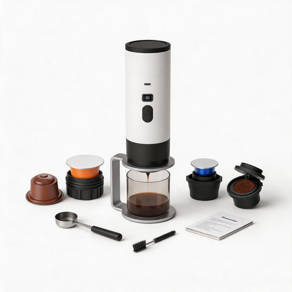 Yozcoffee Portable Espresso Maker Brew Capsules o café en cualquier lugar - imagen del producto
