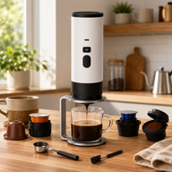 Yozcoffee Portable Espresso Maker Brew Capsules o café en cualquier lugar - miniatura 2