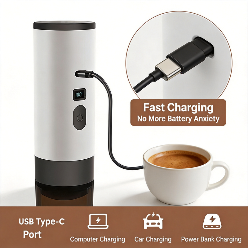 Yozcoffee Portable Espresso Maker Brew Capsules o café en cualquier lugar - imagen del producto