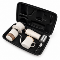 Set pour-over portátil Yozcoffee de 6 piezas con molinillo manual y estuche - miniatura 4