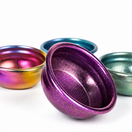 Yozcoffee Espresso Copa de Dosificación Pure Titanium Powder Bowl Iridescent - miniatura 3