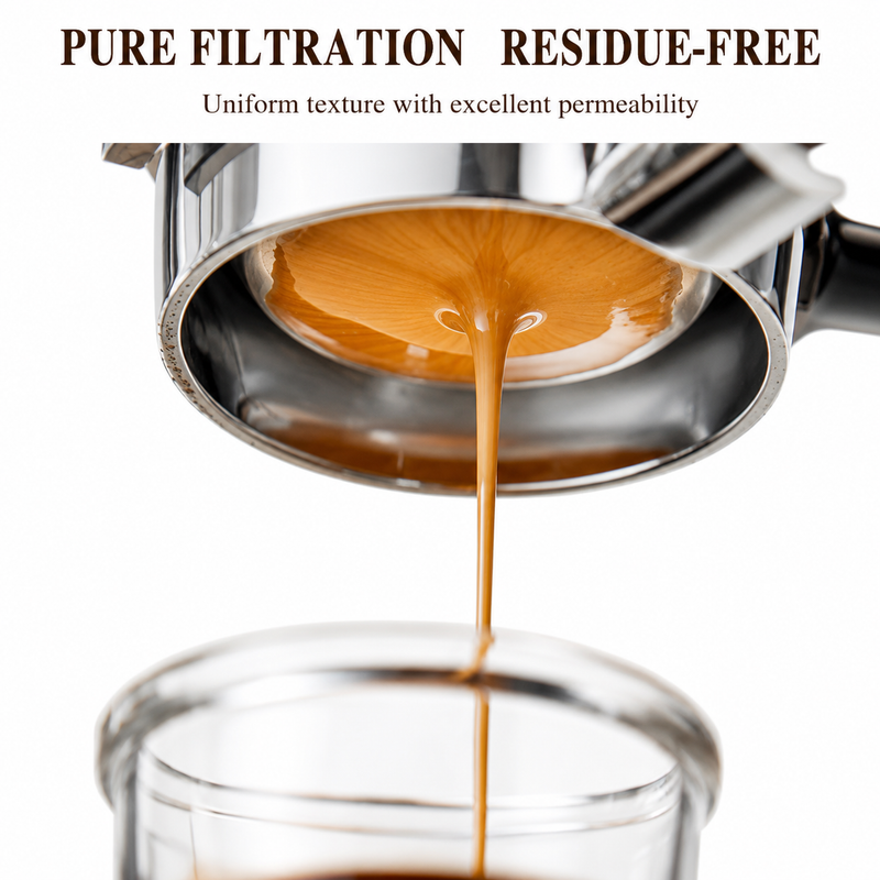 Filtros de papel Yozcoffee para cafetera moka de 53-58 mm, pulpa de madera, 100 unidades - imagen del producto
