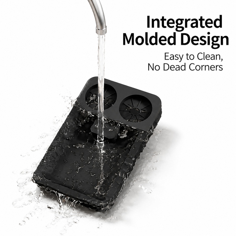 Yozcoffee Espresso Tamping Mat Silicone Tamper Stand Coffee Bar Negro/Gray - imagen del producto