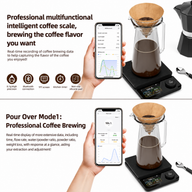 Escala de café Bluetooth inteligente Yozcoffee, 5kg / 0.1g Precisión - miniatura 3