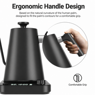 Hervidor eléctrico inteligente Yozcoffee de cuello de cisne, 0,9 l, control de ±1 °C - miniatura 7