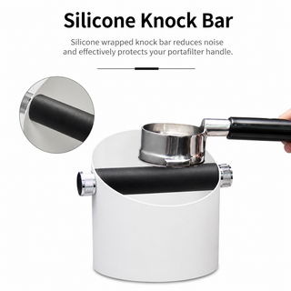 Yozcoffee Espresso Caja de acero inoxidable Silicona Bar Plata / Negro — vista alternativa
