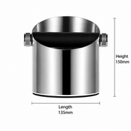 Yozcoffee Espresso Caja de acero inoxidable Silicona Bar Plata / Negro - miniatura 5