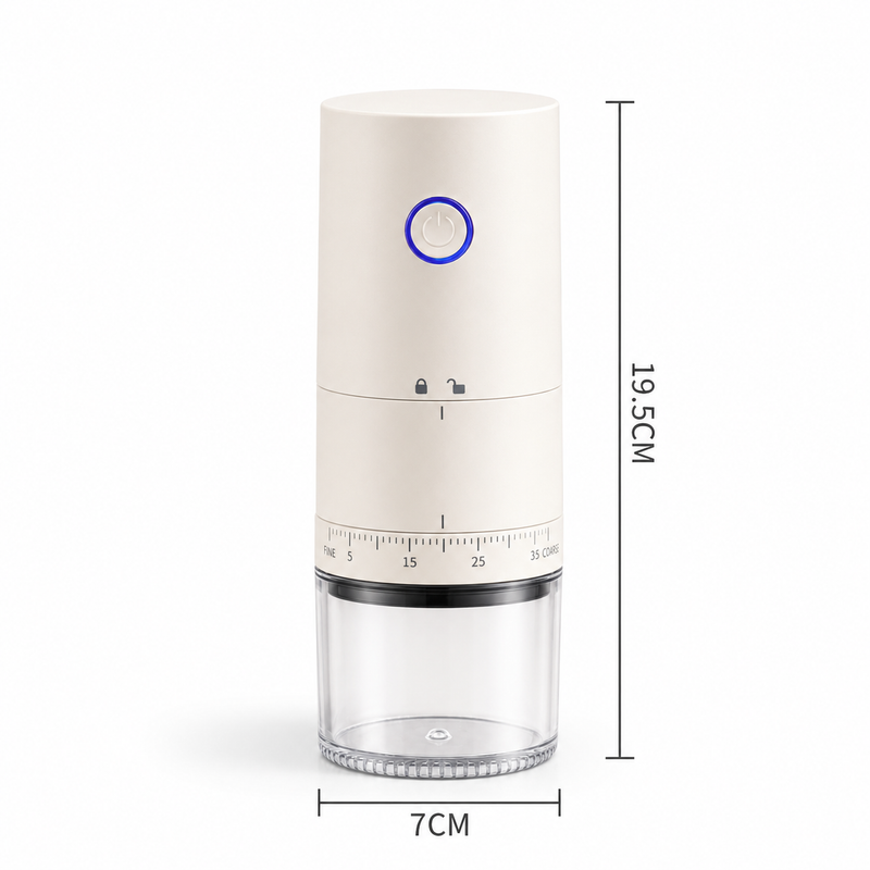 Molinillo eléctrico Yozcoffee USB-C con 38 ajustes y muelas cerámicas - imagen del producto