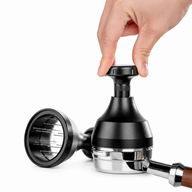 Yozcoffee WDT Espresso Distribuidor 51/53/58mm Herramienta de aguja de acero inoxidable negro - miniatura 1