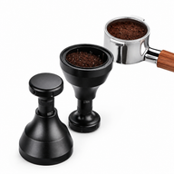 Yozcoffee WDT Espresso Distribuidor 51/53/58mm Herramienta de aguja de acero inoxidable negro - miniatura 3